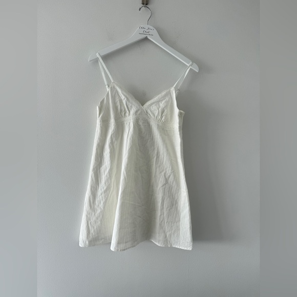 PRINCESS POLLY Lunya White Mini Dress 6 - Picture 4 of 5